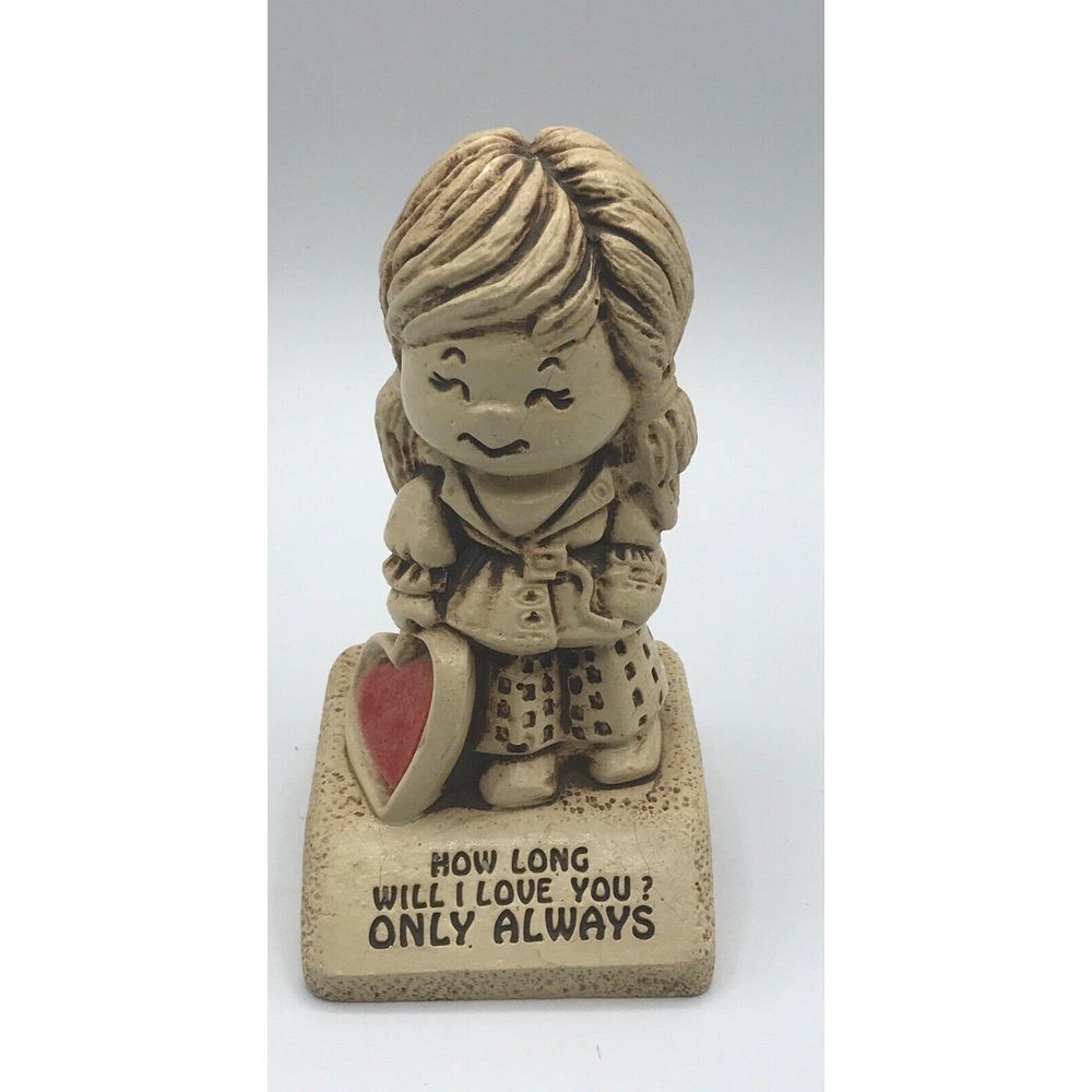 PAULA Figurine How Long Will I Love You? Only Always 1970 W-167 made in USA‎